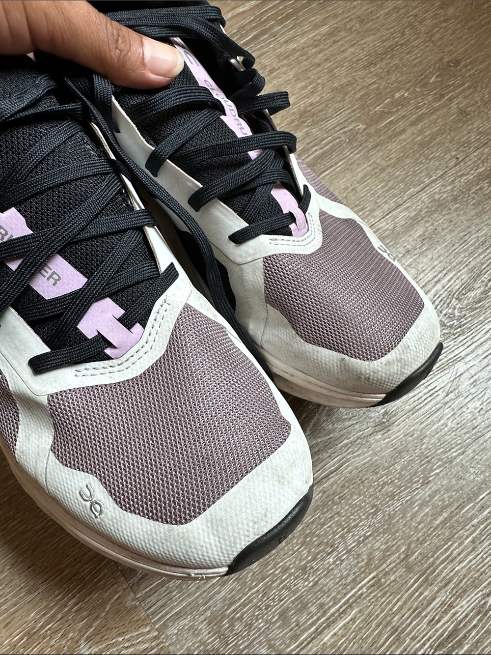 On Running Women’s Athletic Shoes — Black, Gray, Purple, Pink - Picture 12 of 13
